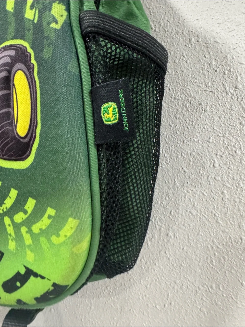 John Deere Kids Green Tractor Backpack